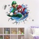 Sticker decorativ cu Mario, 50 cm, 1102STK