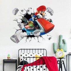 Sticker decorativ cu Mario, 50 cm, 1109STK