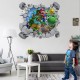 Sticker decorativ cu Mario, 60 cm, 1110STK
