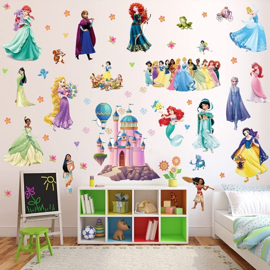 Sticker decorativ cu Printese, 70 cm, 1114STK