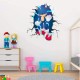 Sticker decorativ cu Sonic, 80 cm, 1119STK