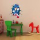 Sticker decorativ cu Sonic, 80 cm, 1119STK