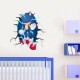 Sticker decorativ cu Sonic, 80 cm, 1119STK