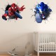 Sticker decorativ cu Sonic si Spiderman, 70 cm, 1116STK