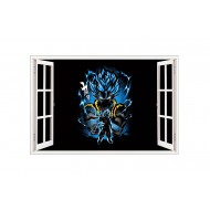 Sticker decorativ, fereastra 3D,  Dragon Ball, 85 cm, 1027STK