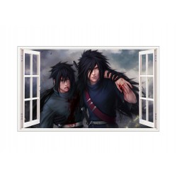 Sticker decorativ, fereastra 3D,  Naruto, 85 cm, 1028STK
