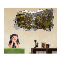 Sticker decorativ, gaura in perete 3D, Canion, 85 cm, 172STK-1 Sticker decorativ, gaura in perete 3D, Canion, 85 cm, 172STK-1