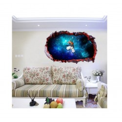 Sticker decorativ, gaura in perete 3D,  Dragon Ball, 85 cm, 1022STK-1