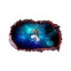 Sticker decorativ, gaura in perete 3D,  Dragon Ball, 85 cm, 1022STK-1