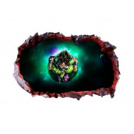 Sticker decorativ, gaura in perete 3D,  Dragon Ball, 85 cm, 1023STK-1