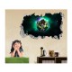 Sticker decorativ, gaura in perete 3D,  Dragon Ball, 85 cm, 1023STK-2
