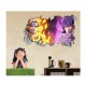 Sticker decorativ, gaura in perete 3D,  Naruto, 85 cm, 1020STK