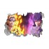 Sticker decorativ, gaura in perete 3D,  Naruto, 85 cm, 1020STK
