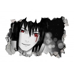 Sticker decorativ, gaura in perete 3D,  Naruto, 85 cm, 1030TK-1