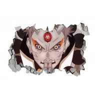Sticker decorativ, gaura in perete 3D,  Naruto, 85 cm, 1053STK-2