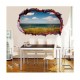 Sticker decorativ, gaura in perete 3D,  Ocean, 85 cm, 163STK-1
