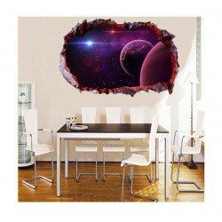 Sticker decorativ, gaura in perete 3D, Planeta, 85 cm, 1035STK-1 Sticker decorativ, gaura in perete 3D, Planeta, 85 cm, 1035STK-1