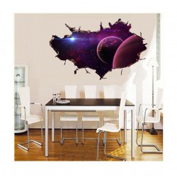 Sticker decorativ, gaura in perete 3D, Planeta, 85 cm, 1035STK-2 Sticker decorativ, gaura in perete 3D, Planeta, 85 cm, 1035STK-2