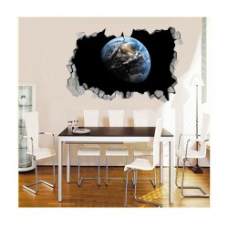 Sticker decorativ, gaura in perete 3D, Planeta, 85 cm, 1036STK-3 Sticker decorativ, gaura in perete 3D, Planeta, 85 cm, 1036STK-3