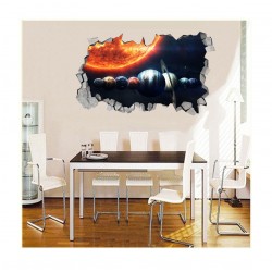 Sticker decorativ, gaura in perete 3D, Planeta, 85 cm, 1037STK-1 Sticker decorativ, gaura in perete 3D, Planeta, 85 cm, 1037STK-1