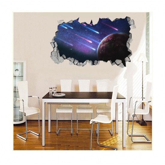 Sticker decorativ, gaura in perete 3D, Planeta, 85 cm, 1045STK-2 Sticker decorativ, gaura in perete 3D, Planeta, 85 cm, 1045STK-2