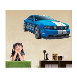 Sticker decorativ masina,  3D, 80 cm, 1011STK-3