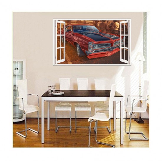Sticker decorativ masina, Ferestra 3D, 80 cm, 1012STK Sticker decorativ masina, Ferestra 3D, 80 cm, 1012STK