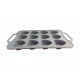 Tava din silicon, 12 Inimioare, 37 cm, CooKstyle, 128COF