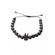 Bratara cu pietre naturale, Onix, Black Crown, A4B139-1 Bratara cu pietre naturale, Onix, Black Crown, A4B139-1