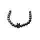 Bratara cu pietre naturale, Onix, Black Crown, A4B139-1 Bratara cu pietre naturale, Onix, Black Crown, A4B139-1