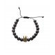 Bratara cu pietre naturale, Onix, Gold Crown, A4B141-1