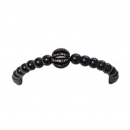 Bratara cu pietre naturale, Onix, Black Charm, Zirconiu, A4B172 Bratara cu pietre naturale, Onix, Black Charm, Zirconiu, A4B172
