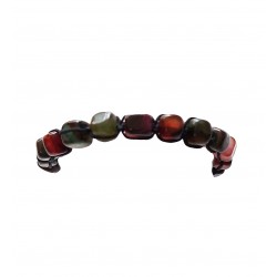 Bratara cu snur ajustabil, Black Stone, A4B129