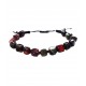 Bratara cu snur ajustabil, Black Stone, A4B129