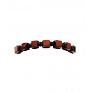 Bratara cu snur ajustabil, Brown, A4B117 Bratara cu snur ajustabil, Brown, A4B117