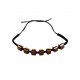 Bratara cu snur ajustabil, Brown, A4B117 Bratara cu snur ajustabil, Brown, A4B117