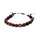 Bratara cu snur ajustabil, Brown Stone, A4B134 Bratara cu snur ajustabil, Brown Stone, A4B134