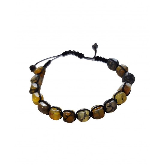 Bratara cu snur ajustabil, Yelow Stone, A4B130 Bratara cu snur ajustabil, Yelow Stone, A4B130