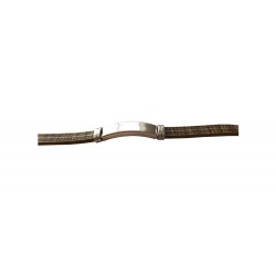 Bratara din piele ecologica, Inox, A4B54