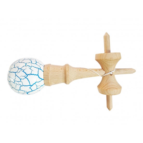 Kendama din lemn natural, Bila lemn +  Sticker Waterproof USA pentru telefon, 173KD