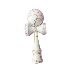 Kendama profesionala alb/auriu, 7KD