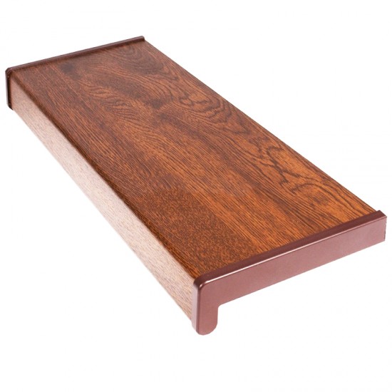 Glaf PVC interior pentru ferestre Nuc 100 x 15 cm 