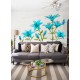 Sticker decorativ, Crin albastru, 150 cm, 397STK