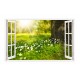Sticker decorativ, Fereastra 3D, Flori, 85 cm, 313STK Sticker decorativ, Fereastra 3D, Flori, 85 cm, 313STK