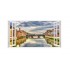 Sticker decorativ, Fereastra 3D Lac, 85 cm, 170STK