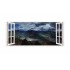 Sticker decorativ, Fereastra 3D, Munti, 85 cm, 199STK