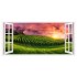 Sticker decorativ, Fereastra 3D, Natura, 85 cm, 334STK