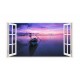 Sticker decorativ, Fereastra 3D, Ocean, 85 cm, 179STK Sticker decorativ, Fereastra 3D, Ocean, 85 cm, 179STK