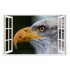 Sticker decorativ, Fereastra 3D, Vultur, 85 cm, 274STK