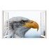 Sticker decorativ, Fereastra 3D, Vultur, 85 cm, 275STK